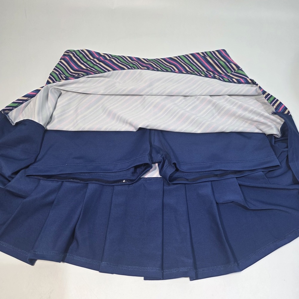 Birdies and Bows Women's Pink Blue Green Golf/Tennis Skort Size M - Picture 3 of 6